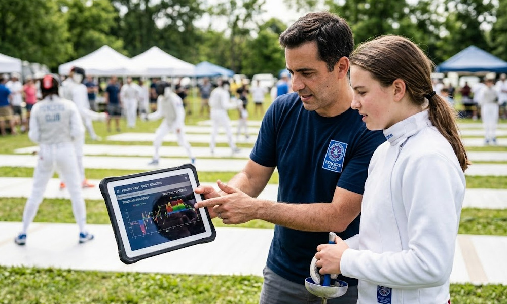 Fencing coach analytics